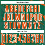 Lines Sublimation Jersey Custom Sports Orange-White Green Soccer Uniform Kelly Lines Sublimation Jersey Custom Sports Orange-White Green Soccer Uniform Kelly