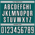 Sports Jersey Sublimation Shape White-Black Custom Soccer Uniform Teal Geometric