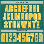 Jersey Teal Shape Custom Gold-White Geometric Soccer Sublimation Sports Uniform